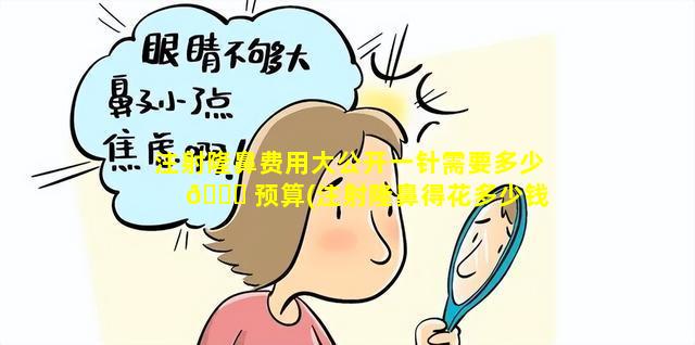 注射隆鼻费用大公开一针需要多少 🐕 预算(注射隆鼻得花多少钱)